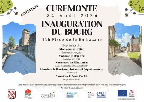 invitation inauguration du bourg